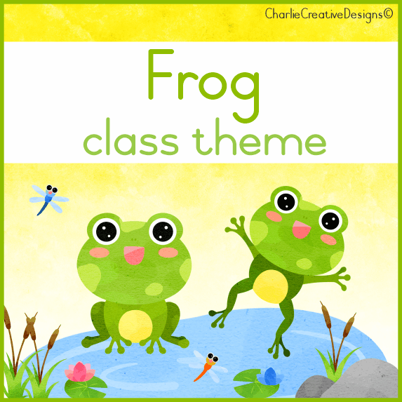 Frog classroom theme