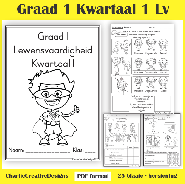 Graad 1 Lewensvaardigheid kwartaal 1