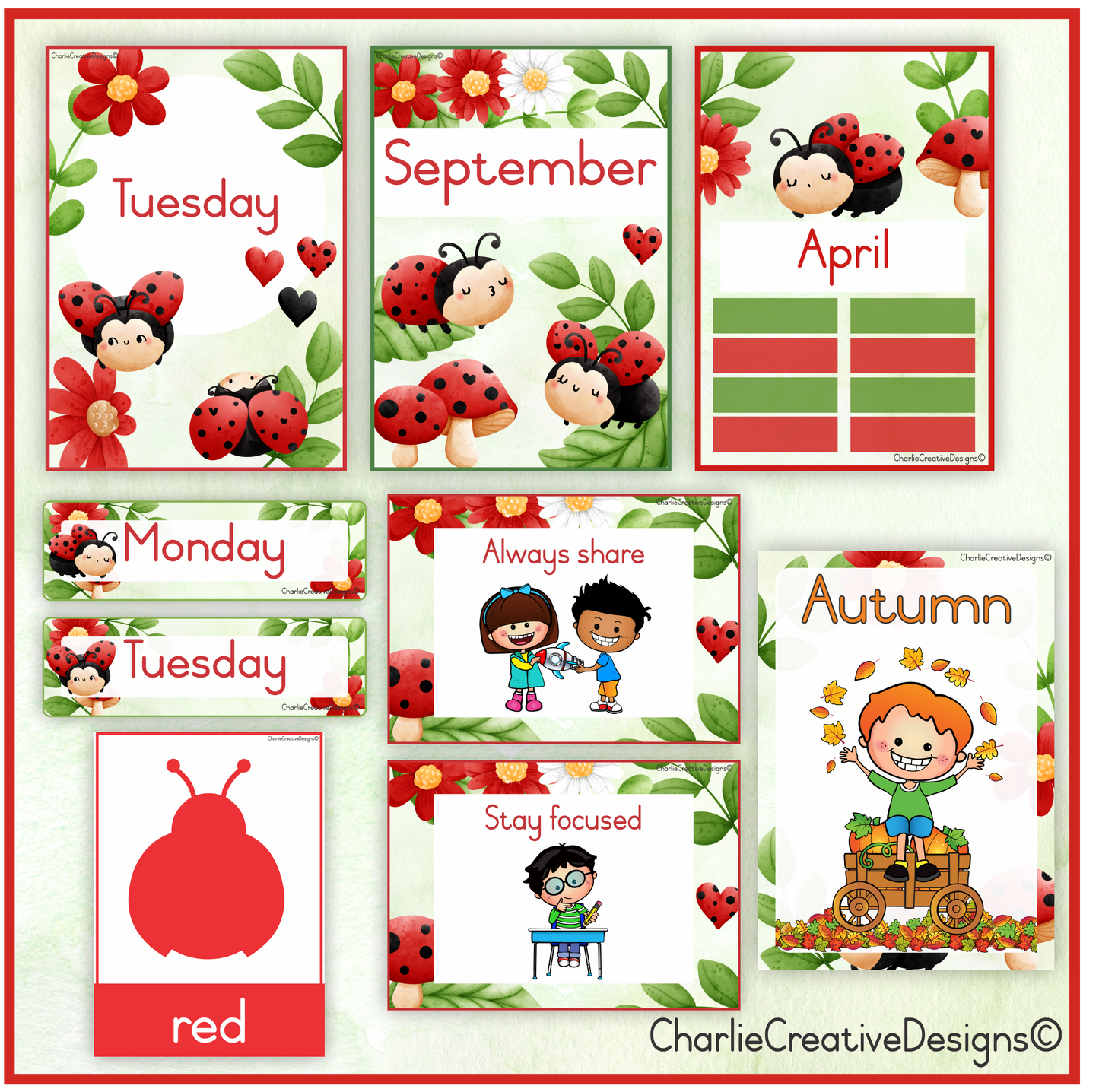 Ladybug classroom theme