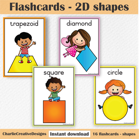 Flashcards - 2D shapes