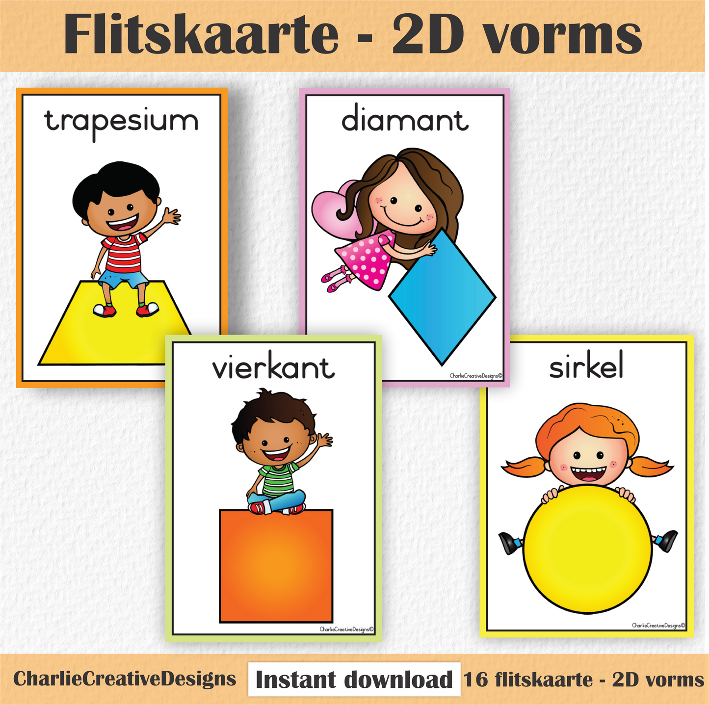 Flitskaarte - 2D vorms