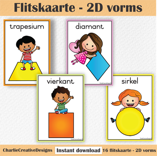 Flitskaarte - 2D vorms