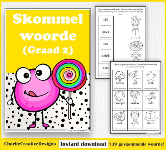 Skommel woorde (Graad 2)