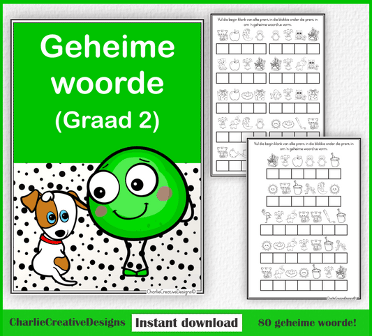 Geheime woorde (Graad 2)