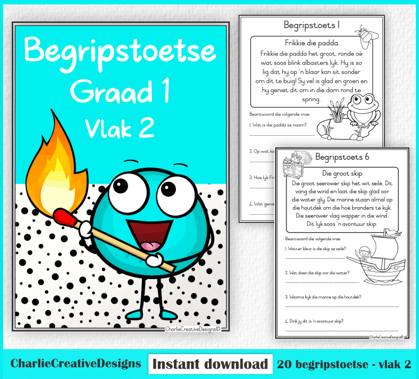 Begripstoetse Graad 1 (Vlak 2)