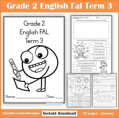 Grade 2 English FAL Term 3