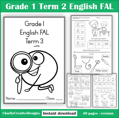 Grade 1 English FAL Term 3