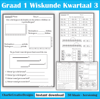 Graad 1 Wiskunde kwartaal 3