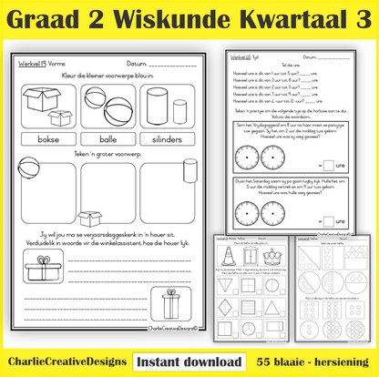 Graad 2 Wiskunde kwartaal 3