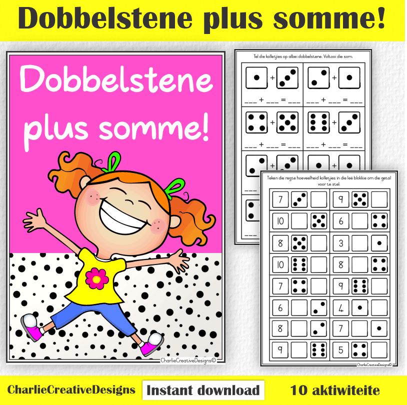 Dobbelstene plus somme