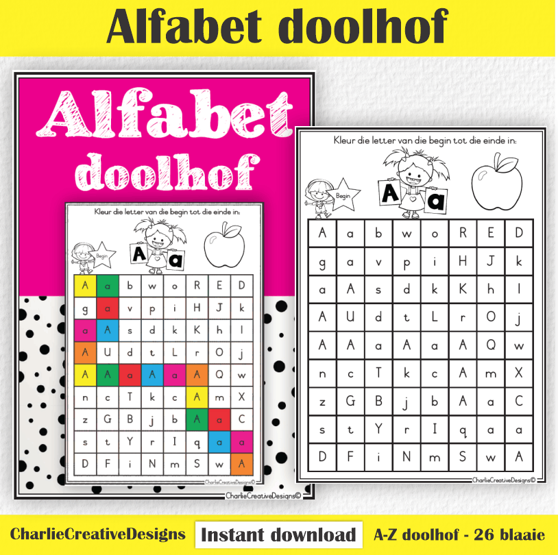 Alfabet doolhof