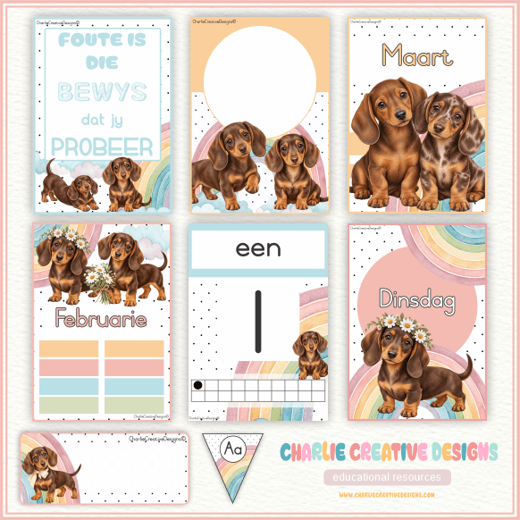 Worshond en reënboe klastema