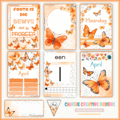 Oranje skoenlapper klastema