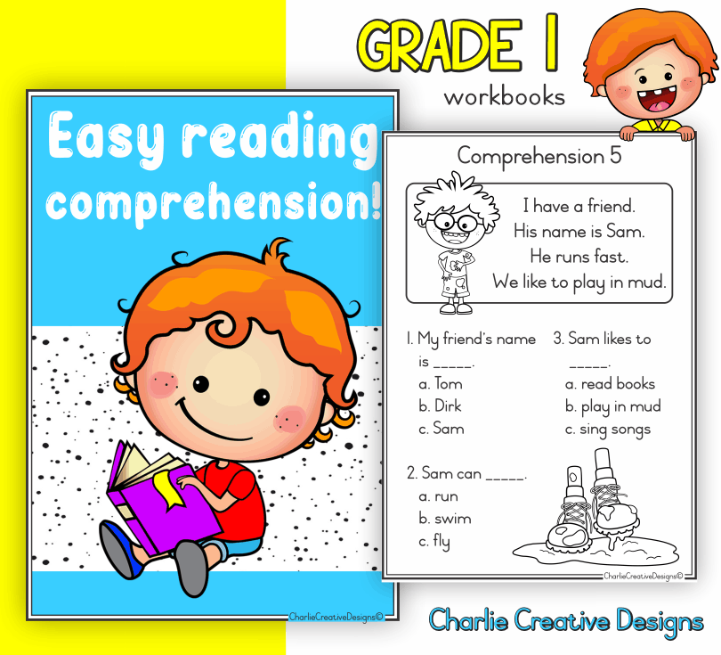 Easy reading comprehension – Charlie Creative Designs