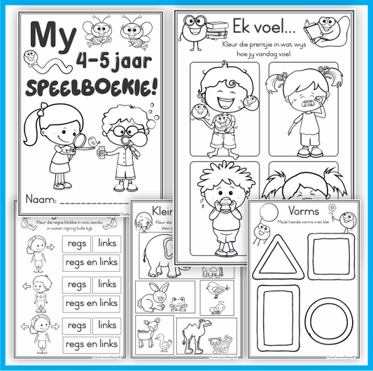 My 4-5 jaar speelboekie!