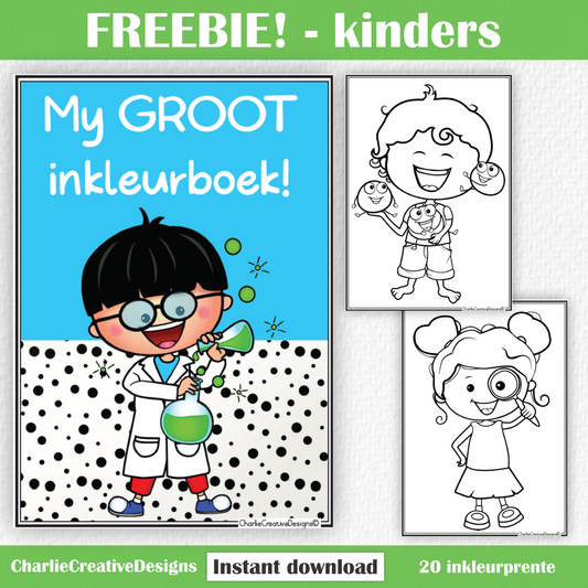 My GROOT inkleurboek!