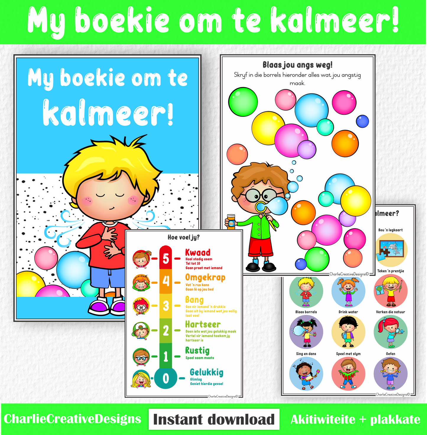 My boekie om te kalmeer!