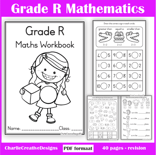 Grade R Maths workbook