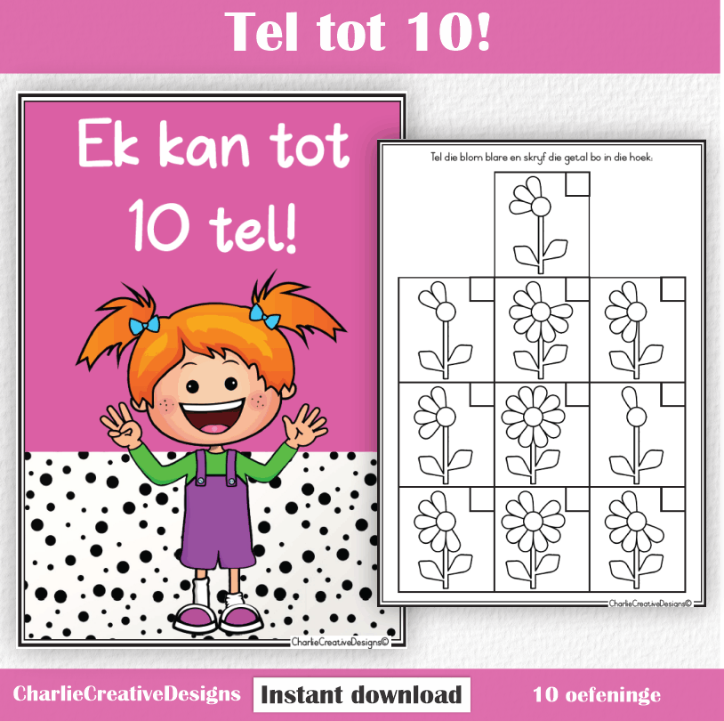 Ek kan tot 10 tel!