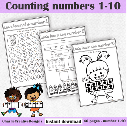 Counting number 1-10