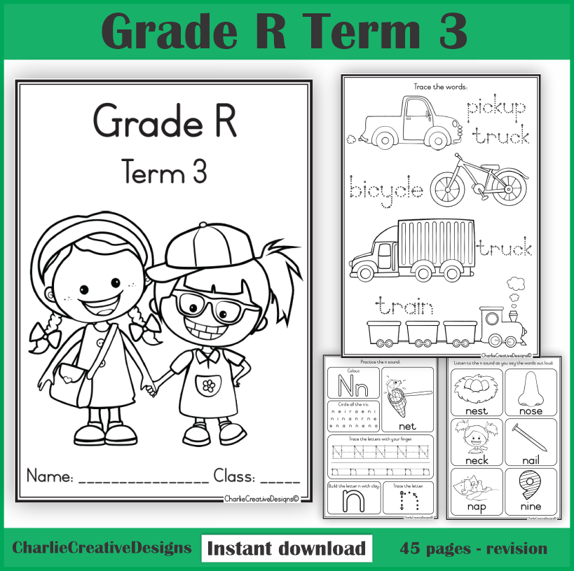 Grade R Term 3 – Charlie Creative Designs