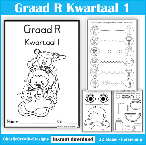 Graad R Inkleur Graad R kwartaal 1 – Charlie Creative Designs