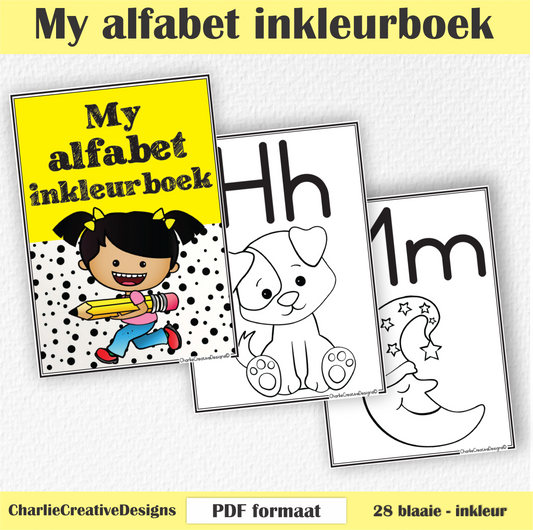 My alfabet inkleurboek