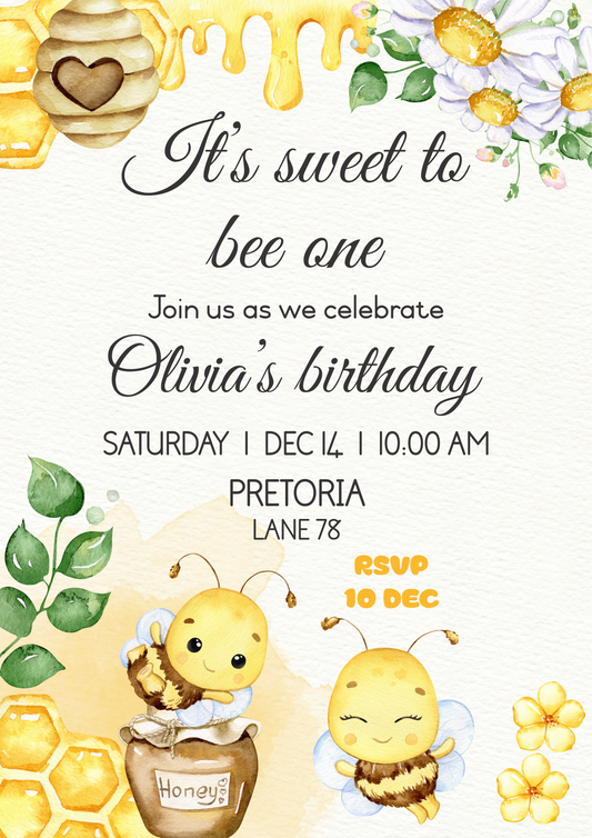 Bee invitation