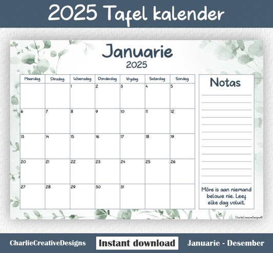 Blare kalendar 2025