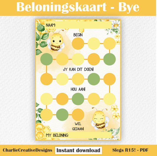 Beloningskaart - Bye