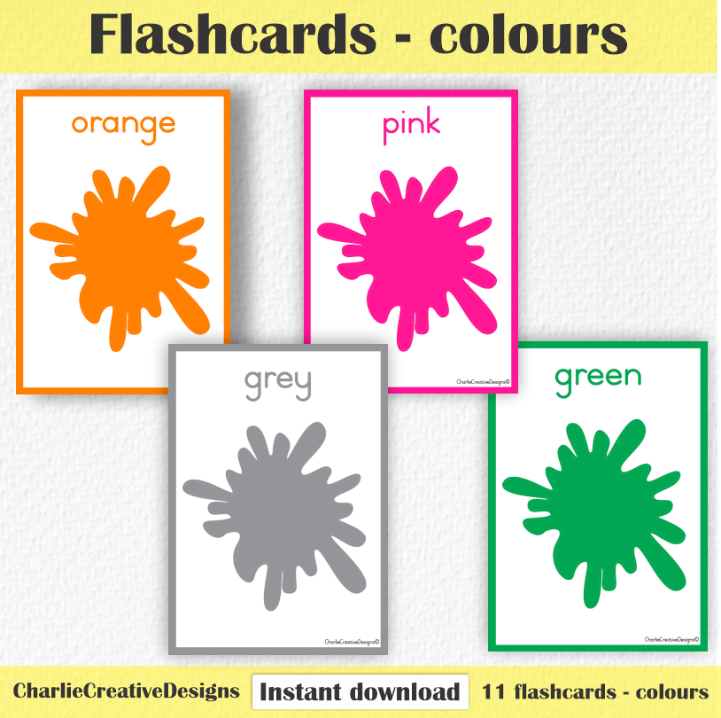 Flashcards - Colours