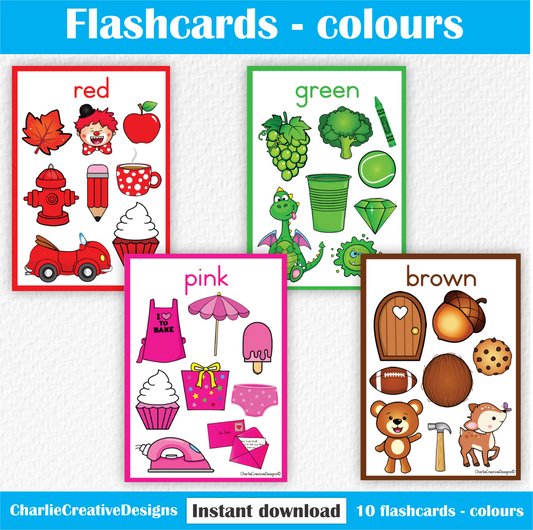 Flashcards - Colour pictures