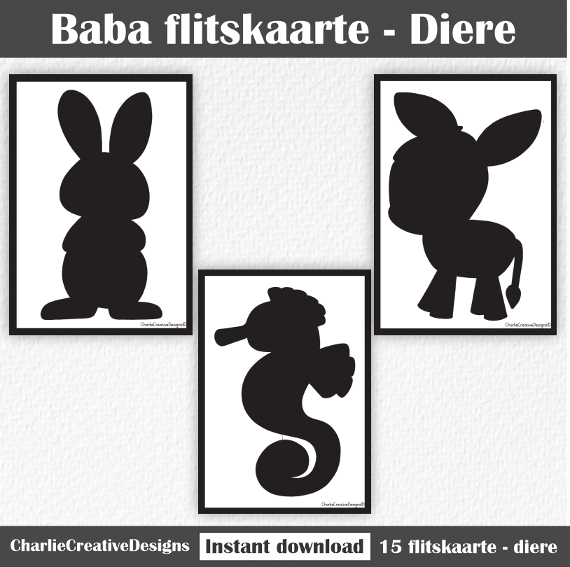 Baba flitskaarte - Diere