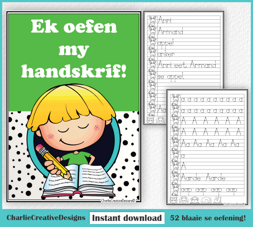 Ek oefen my handskrif!