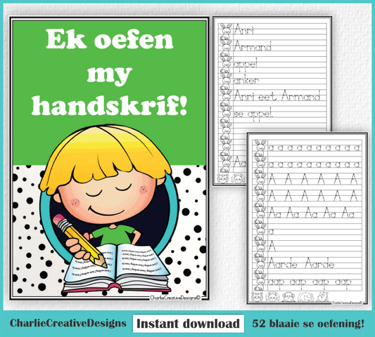 Ek oefen my handskrif!