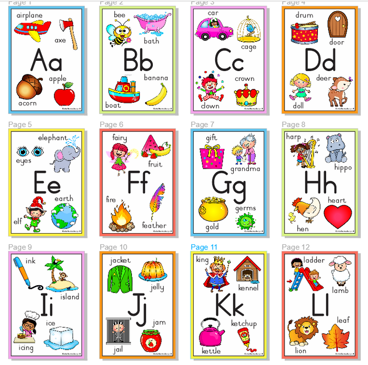 In Example Flash Cards Flashcards – Charlie Creative Designs