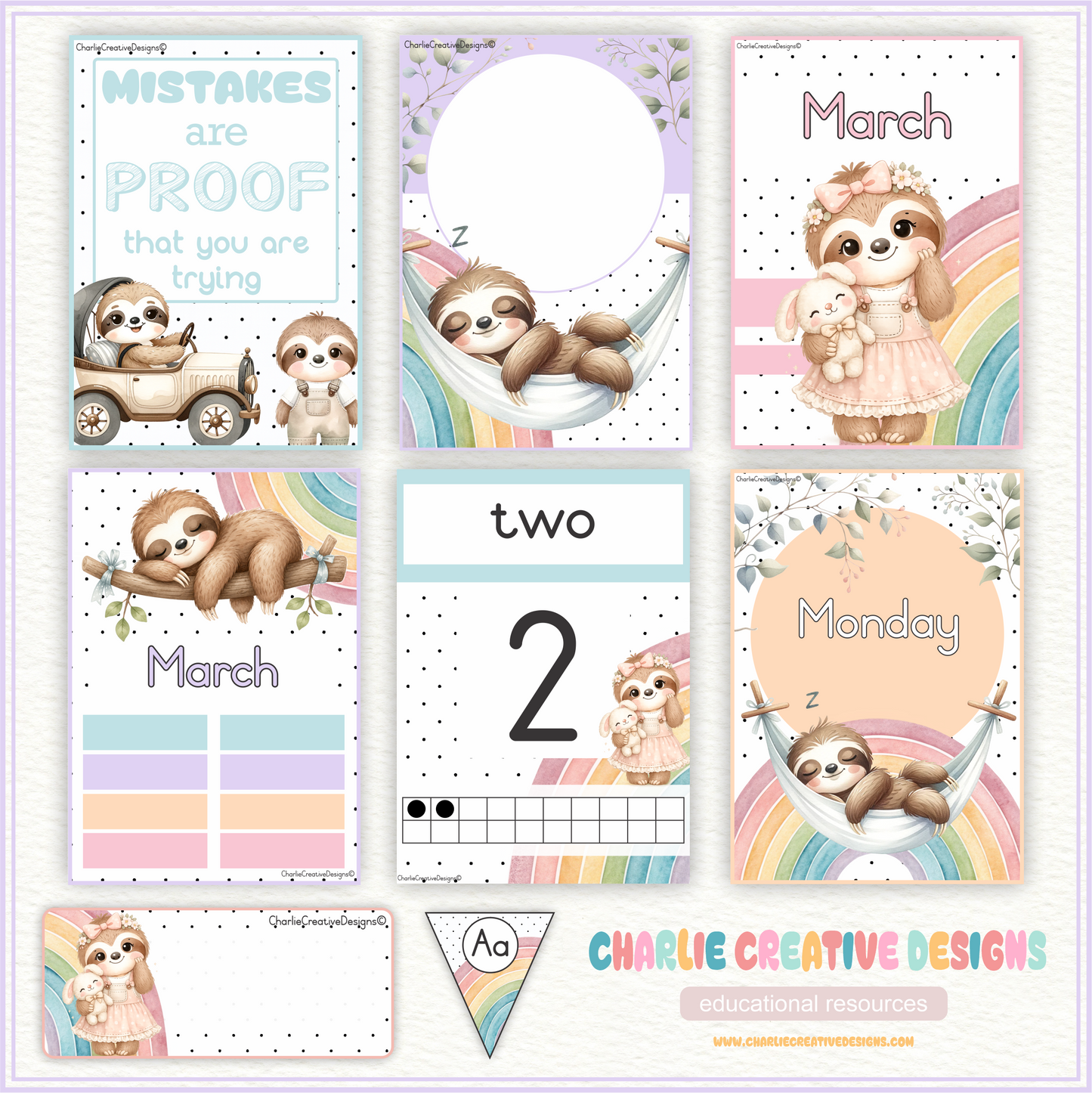 Sloth classroom theme