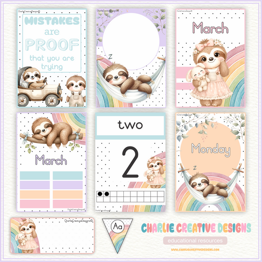 Sloth classroom theme