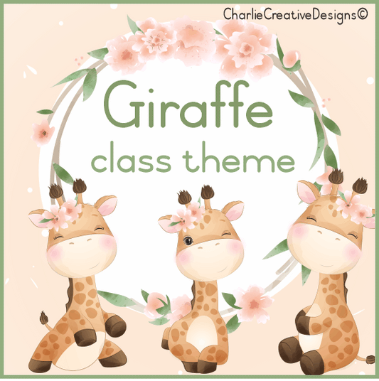 Giraffe classroom theme