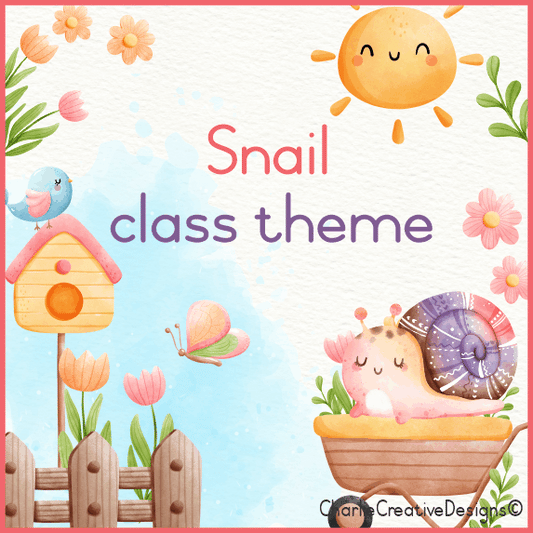 Snail classroom theme