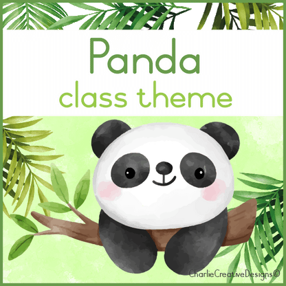 Panda classroom theme