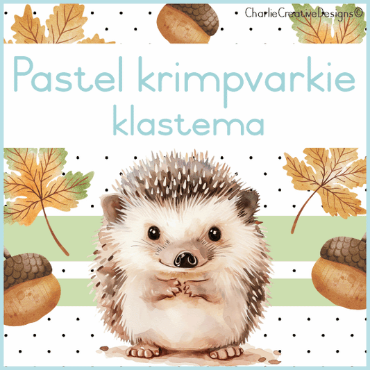 Pastel krimpvarkie klastema