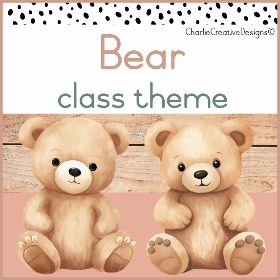 Bear classroom theme