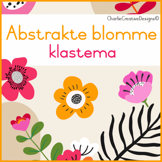 Abstrakte blomme klastema