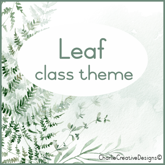 Leaf classroom theme