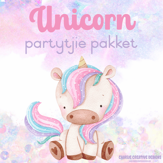 Unicorn partytjie pakket