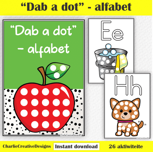 "Dab a dot" - Alfabet