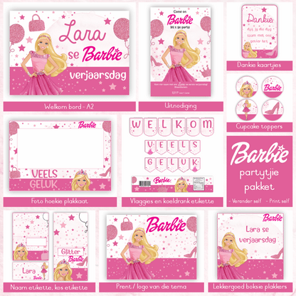 Barbie partytjie pakket