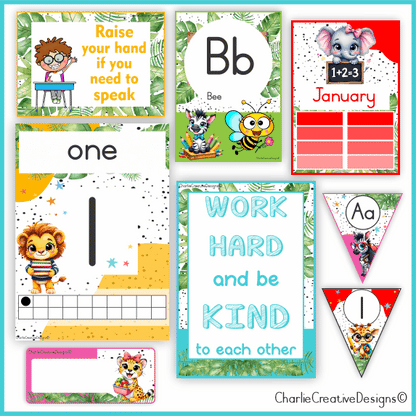 School safari classroom theme