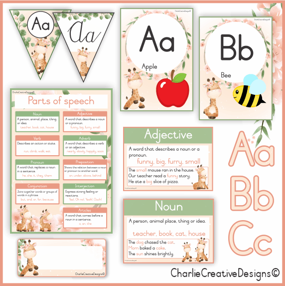 Giraffe classroom theme